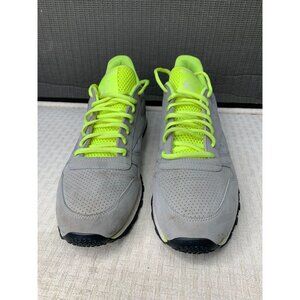 Reebok Classic Mens Size 11.5 Gray & Neon Green Running Shoes